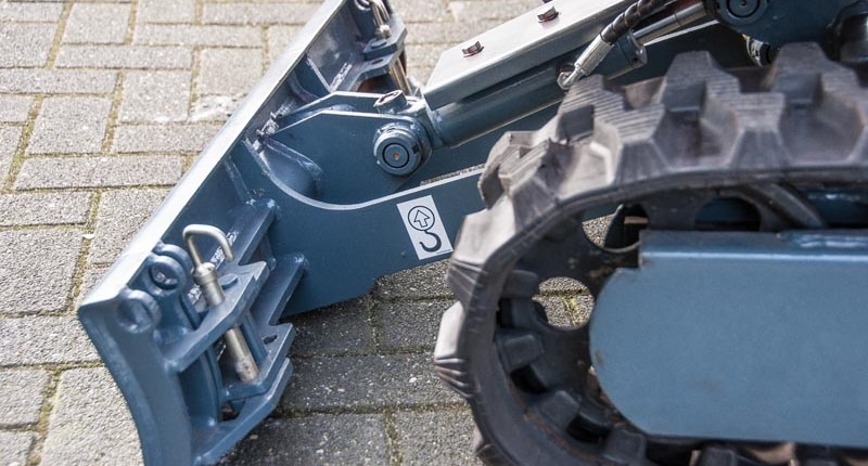 Atlas Minigraver AC 08B achterkant Atlas Minigraver AC 08B achterkant